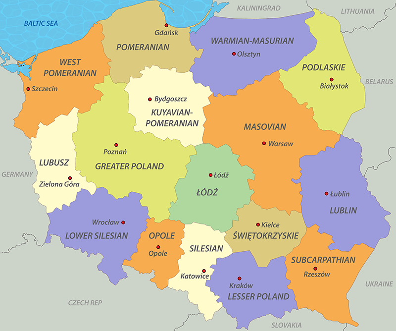 Карта поляка в белостоке для белорусов